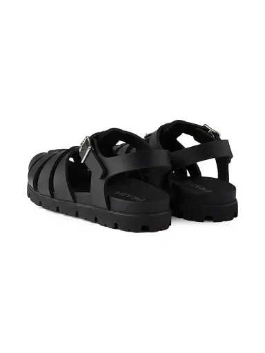 Prada Men's Rubber Fisherman Sandals - Black - Size 10.5 | Thumbnail 3 Prada Men's Rubber Fisherman Sandals - Black - Size 10.5 | Thumbnail 3
