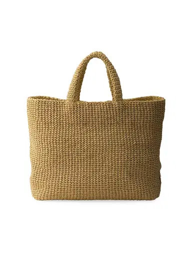 Prada Women's Crochet Tote Bag | Thumbnail 3 Prada Women's Crochet Tote Bag | Thumbnail 3