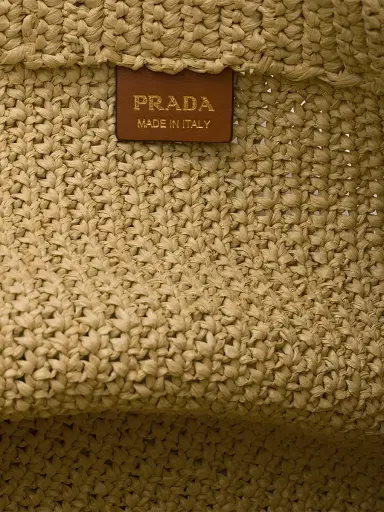 Prada Women's Crochet Tote Bag | Thumbnail 4 Prada Women's Crochet Tote Bag | Thumbnail 4