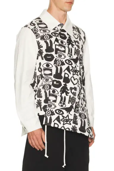 COMME des GARCONS BLACK x Filip Pagowski Printed Shirt | Thumbnail 2 COMME des GARCONS BLACK x Filip Pagowski Printed Shirt | Thumbnail 2
