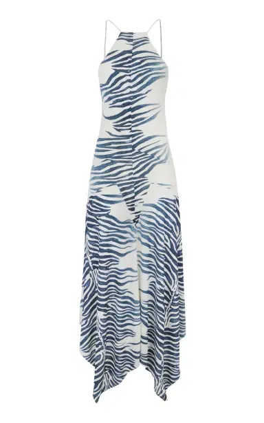De La Vali Artemis Zebra Jersey Midi Dress | Thumbnail 5 De La Vali Artemis Zebra Jersey Midi Dress | Thumbnail 5