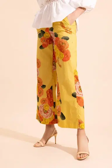 Giambattista Valli Floral Part Wide Leg Trouser | Thumbnail 3 Giambattista Valli Floral Part Wide Leg Trouser | Thumbnail 3