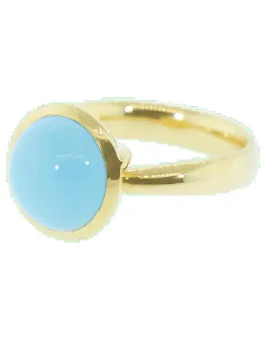 TAMARA COMOLLI Large Turquoise Bouton Ring | Thumbnail 1 TAMARA COMOLLI Large Turquoise Bouton Ring | Thumbnail 1