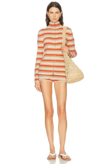 The Elder Statesman Hallie Stripe Tap Short | Thumbnail 5 The Elder Statesman Hallie Stripe Tap Short | Thumbnail 5
