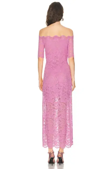 RABANNE Off The Shoulder Lace Maxi Dress | Thumbnail 3 RABANNE Off The Shoulder Lace Maxi Dress | Thumbnail 3