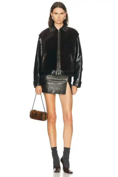 Miu Miu Vitello Jacket | Thumbnail 4 Miu Miu Vitello Jacket | Thumbnail 4