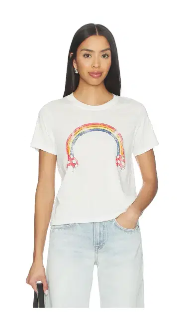 Lauren Moshi Mushroom Butterfly Baby Tee | Thumbnail 1 Lauren Moshi Mushroom Butterfly Baby Tee | Thumbnail 1