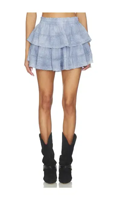 LoveShackFancy Ruffle Mini Skirt | Thumbnail 1 LoveShackFancy Ruffle Mini Skirt | Thumbnail 1