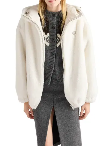 Prada Women's Reversible Aspen Jacket - White | Thumbnail 2 Prada Women's Reversible Aspen Jacket - White | Thumbnail 2