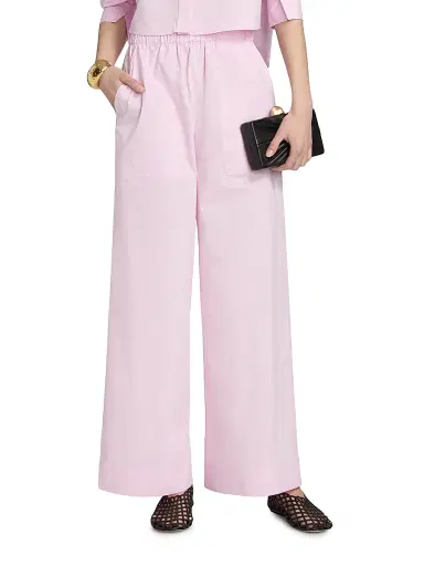 Simkhai Women's Arden Straight-Leg Pants - Tulip - Size Large | Thumbnail 3 Simkhai Women's Arden Straight-Leg Pants - Tulip - Size Large | Thumbnail 3