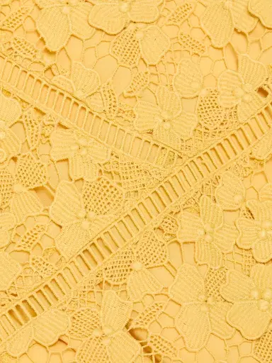 Elie Tahari Women's The Marci Lace Midi-Dress - Golden Hour | Thumbnail 7 Elie Tahari Women's The Marci Lace Midi-Dress - Golden Hour | Thumbnail 7