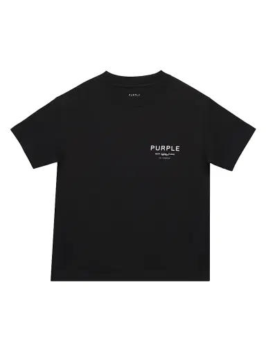 Purple Brand Little Boy's & Boy's Logo Jersey T-Shirt - Black | Thumbnail 1 Purple Brand Little Boy's & Boy's Logo Jersey T-Shirt - Black | Thumbnail 1