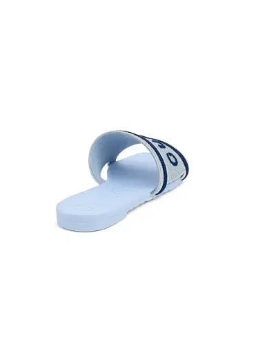 Gucci Women's Luna Logo Cotton Canvas Sandals - Sky Blue - Size 11 | Thumbnail 3 Gucci Women's Luna Logo Cotton Canvas Sandals - Sky Blue - Size 11 | Thumbnail 3