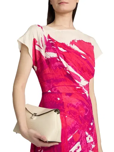 Teri Jon by Rickie Freeman Women's Crinkled Printed Dress | Thumbnail 6 Teri Jon by Rickie Freeman Women's Crinkled Printed Dress | Thumbnail 6