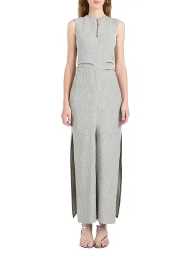 Proenza Schouler Women's Selene Melange Slit Maxi Dress | Thumbnail 5 Proenza Schouler Women's Selene Melange Slit Maxi Dress | Thumbnail 5