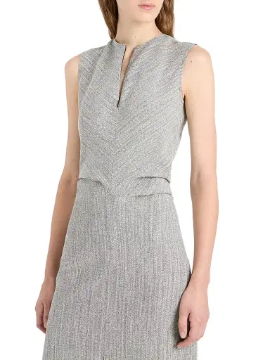 Proenza Schouler Women's Selene Melange Slit Maxi Dress | Thumbnail 6 Proenza Schouler Women's Selene Melange Slit Maxi Dress | Thumbnail 6