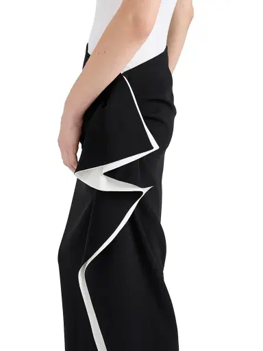 Proenza Schouler Women's Cella Ruffled Crepe Maxi Skirt | Thumbnail 6 Proenza Schouler Women's Cella Ruffled Crepe Maxi Skirt | Thumbnail 6