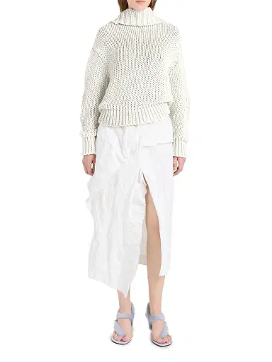 Proenza Schouler Women's Alexandra Ribbed Scoop-Back Sweater | Thumbnail 2 Proenza Schouler Women's Alexandra Ribbed Scoop-Back Sweater | Thumbnail 2