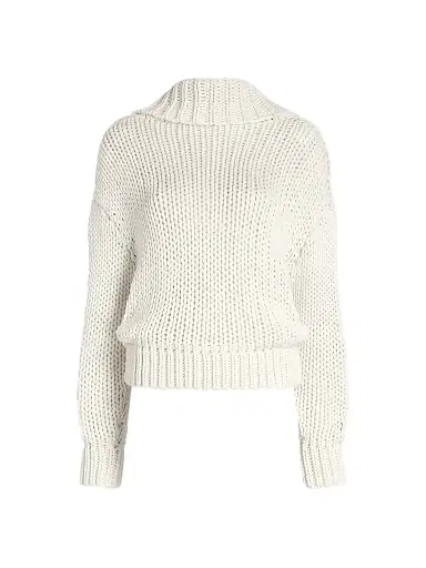 Proenza Schouler Women's Alexandra Ribbed Scoop-Back Sweater | Thumbnail 1 Proenza Schouler Women's Alexandra Ribbed Scoop-Back Sweater | Thumbnail 1