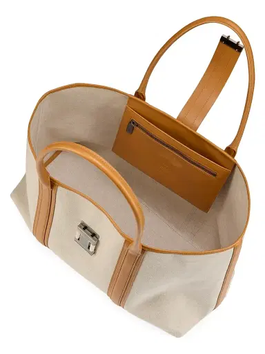 Christian Louboutin Women's Nox Tote Bag - Natural | Thumbnail 4 Christian Louboutin Women's Nox Tote Bag - Natural | Thumbnail 4