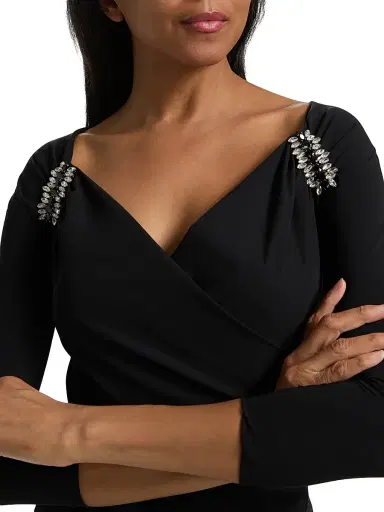 Chiara Boni La Petite Robe Women's Haras Embellished Blouse | Thumbnail 6 Chiara Boni La Petite Robe Women's Haras Embellished Blouse | Thumbnail 6
