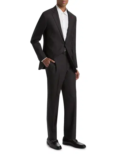 Isaia Men's Sanita Wool Suit - Grigio Scuro - Size 38 | Thumbnail 4 Isaia Men's Sanita Wool Suit - Grigio Scuro - Size 38 | Thumbnail 4