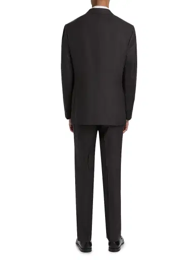 Isaia Men's Sanita Wool Suit - Grigio Scuro - Size 38 | Thumbnail 5 Isaia Men's Sanita Wool Suit - Grigio Scuro - Size 38 | Thumbnail 5