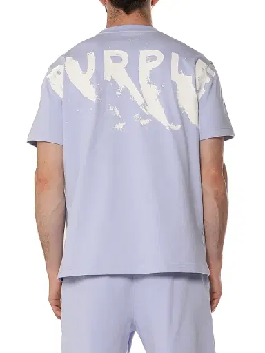 Purple Brand Men's Logo Jersey Crewneck T-Shirt - Purple | Thumbnail 2 Purple Brand Men's Logo Jersey Crewneck T-Shirt - Purple | Thumbnail 2
