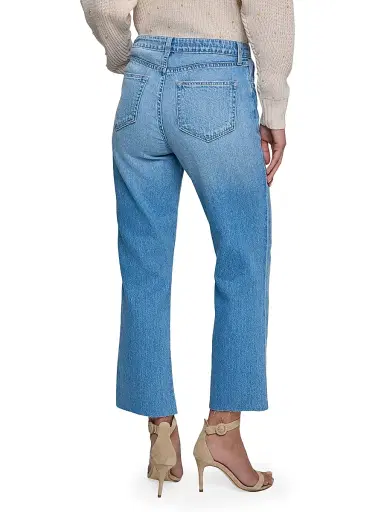 L'Agence Women's Wanda High-Rise Crop Wide-Leg Jeans - Anaheim - Size 32 | Thumbnail 5 L'Agence Women's Wanda High-Rise Crop Wide-Leg Jeans - Anaheim - Size 32 | Thumbnail 5