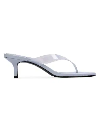 Black Suede Studio Women's KG 50MM Mule Sandals - Sky Blue Leather - Size 12 | Thumbnail 1 Black Suede Studio Women's KG 50MM Mule Sandals - Sky Blue Leather - Size 12 | Thumbnail 1
