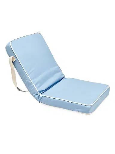 Sunnylife Take Anywhere Sea Sage Folding Chair - Blue | Thumbnail 2 Sunnylife Take Anywhere Sea Sage Folding Chair - Blue | Thumbnail 2