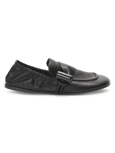 Loewe Women's Toggle Leather Loafers - Black - Size 11 | Thumbnail 1 Loewe Women's Toggle Leather Loafers - Black - Size 11 | Thumbnail 1