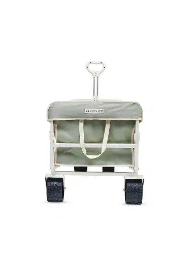 Sunnylife Seagrass Beach Cart - Seagrass Sage | Thumbnail 2 Sunnylife Seagrass Beach Cart - Seagrass Sage | Thumbnail 2