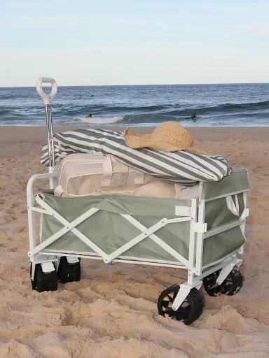 Sunnylife Seagrass Beach Cart - Seagrass Sage | Thumbnail 8 Sunnylife Seagrass Beach Cart - Seagrass Sage | Thumbnail 8