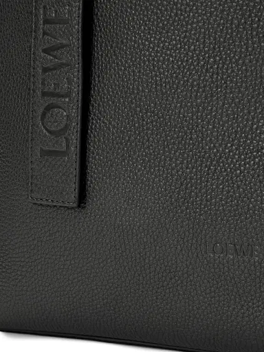 Loewe Men's Loop Leather Zipped Tote Bag - Black | Thumbnail 6 Loewe Men's Loop Leather Zipped Tote Bag - Black | Thumbnail 6