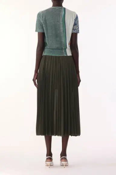 Jason Wu Collection SHORT SLEEVE KNIT TOP WITH PLATTER ARTWORK BY ROBERT RAUSCHENBERG | Thumbnail 4 Jason Wu Collection SHORT SLEEVE KNIT TOP WITH PLATTER ARTWORK BY ROBERT RAUSCHENBERG | Thumbnail 4