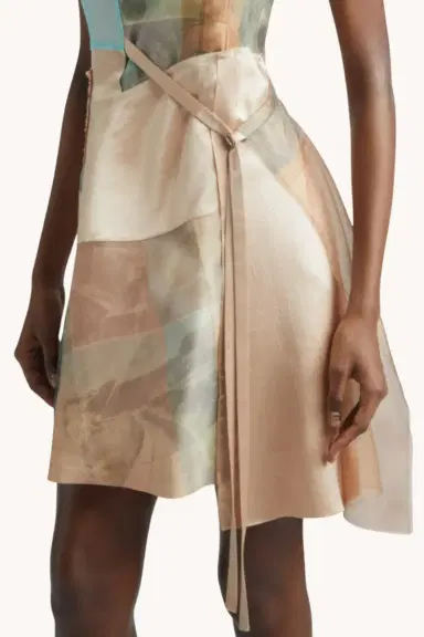 Jason Wu Collection SLEEVELESS COLLAGE MINI DRESS W/ GROUNDINGS ARTWORK BY ROBERT RAUSCHENBERG | Thumbnail 4 Jason Wu Collection SLEEVELESS COLLAGE MINI DRESS W/ GROUNDINGS ARTWORK BY ROBERT RAUSCHENBERG | Thumbnail 4