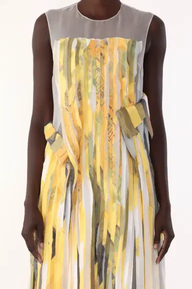 Jason Wu Collection SLEEVELESS STRIP TANK GOWN WITH SULPHUR BANK ARTWORK BY ROBERT RAUSCHENBERG | Thumbnail 5 Jason Wu Collection SLEEVELESS STRIP TANK GOWN WITH SULPHUR BANK ARTWORK BY ROBERT RAUSCHENBERG | Thumbnail 5