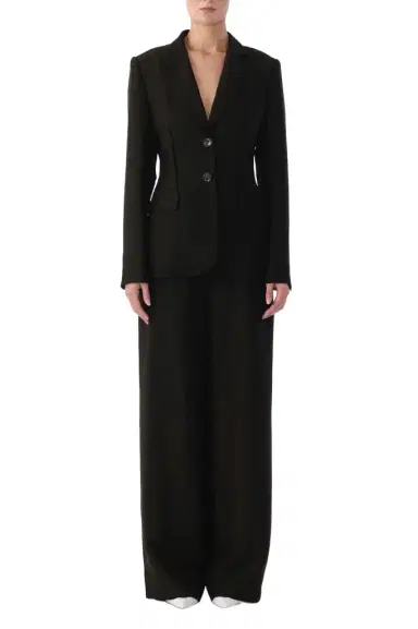 Jason Wu Collection WASHED TWILL STRAIGHT-LEG TROUSERS | Thumbnail 1 Jason Wu Collection WASHED TWILL STRAIGHT-LEG TROUSERS | Thumbnail 1