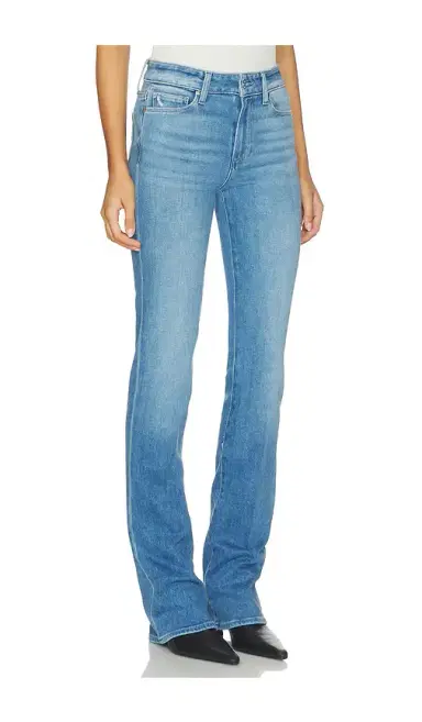 PAIGE High Rise Manhattan Boot Jeans | Thumbnail 2 PAIGE High Rise Manhattan Boot Jeans | Thumbnail 2