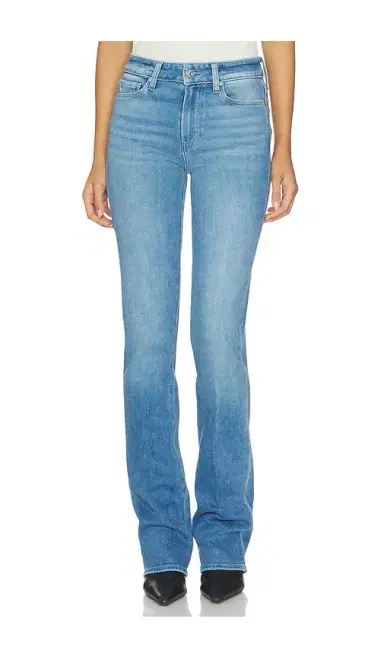 PAIGE High Rise Manhattan Boot Jeans | Thumbnail 1 PAIGE High Rise Manhattan Boot Jeans | Thumbnail 1