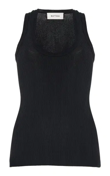 Matteau Ribbed Tank Top | Thumbnail 1 Matteau Ribbed Tank Top | Thumbnail 1
