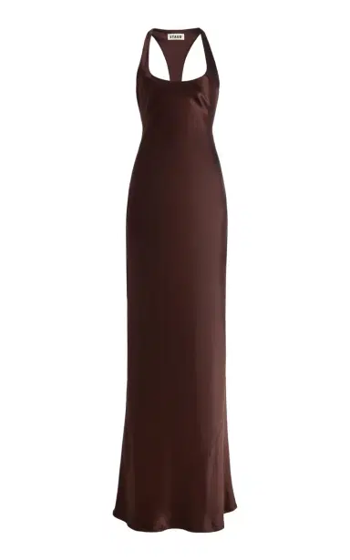 STAUD Juanita Silk Maxi Dress | Thumbnail 1 STAUD Juanita Silk Maxi Dress | Thumbnail 1