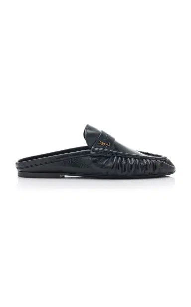 Saint Laurent Leather Le Loafer Mules | Thumbnail 4 Saint Laurent Leather Le Loafer Mules | Thumbnail 4