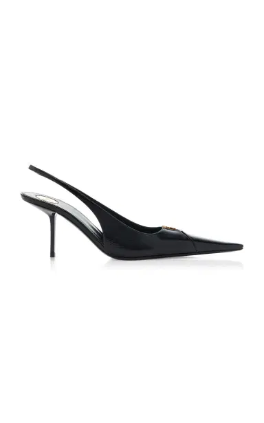Saint Laurent Babylone Leather Pumps | Thumbnail 1 Saint Laurent Babylone Leather Pumps | Thumbnail 1