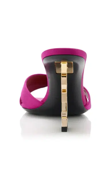 Saint Laurent Opyum Satin Sandals | Thumbnail 5 Saint Laurent Opyum Satin Sandals | Thumbnail 5