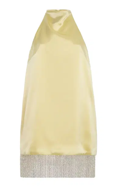 SEV Daniella Fringed Satin Mini Dress | Thumbnail 6 SEV Daniella Fringed Satin Mini Dress | Thumbnail 6