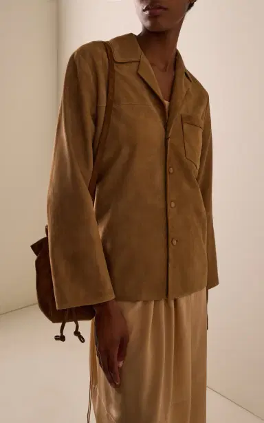 Saint Laurent Suede Jacket | Thumbnail 2 Saint Laurent Suede Jacket | Thumbnail 2