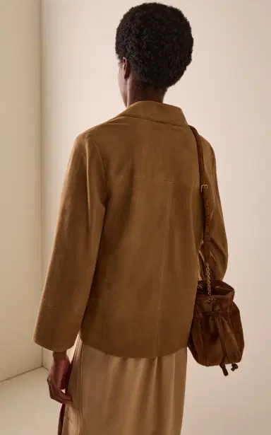 Saint Laurent Suede Jacket | Thumbnail 4 Saint Laurent Suede Jacket | Thumbnail 4