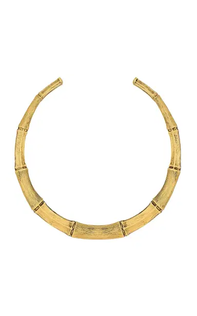 Saint Laurent Torque Bambou Brass Metal | Thumbnail 3 Saint Laurent Torque Bambou Brass Metal | Thumbnail 3